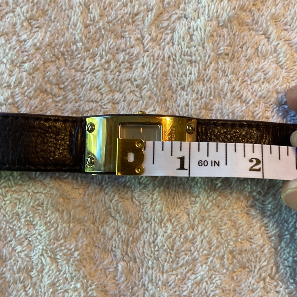 Michael Kors Gold Rectangular Watch - Picture 4 of 4